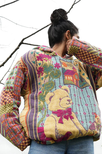 Vintage Tapestry Hoodie #11